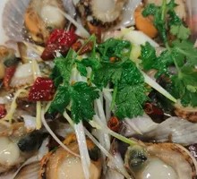 Spicy Garlic Scallops