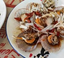 Spicy Garlic Scallops