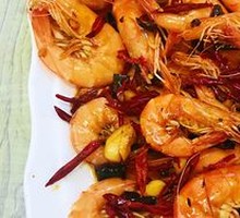 Spicy Stir-Fried Fresh Shrimp