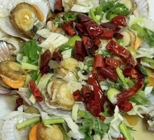 Spicy Garlic Scallops