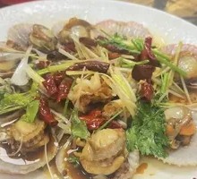 Spicy Garlic Scallops
