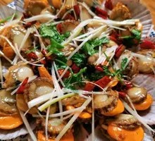 Spicy Garlic Scallops
