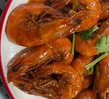 Stewed Large Shrimp