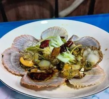Spicy Garlic Scallops