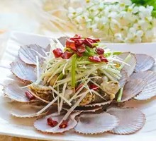 Spicy Garlic Scallops