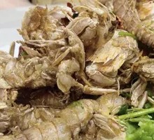 Steamed Prawn in Bamboo Shape