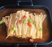 Spicy Enoki Mushrooms