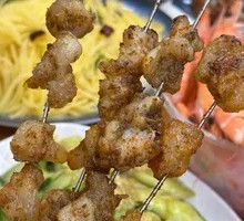 Grilled Mushroom Stems