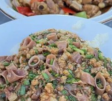 Sea Cucumber Rice Toss