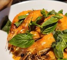 Charcoal-Grilled Thai-style Prawn