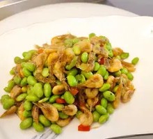Stir-fried Mung Beans with River Shrimp