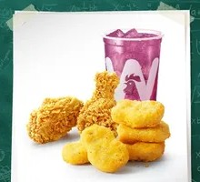 Rainy Day Orchid Grape Sparkling Drink Snack Meal