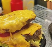 Indian Chili Beef Cheese Burger