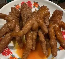 Braised Chicken Feet with Tiger Skin
