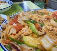 Egg Stir-Fried Knife-Sliced Noodles