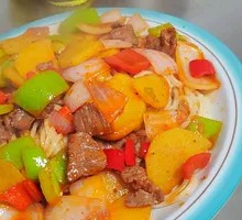 Beef and Potato Noodles
