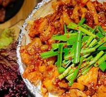 Spicy Stir-fried Squid with Pork Belly