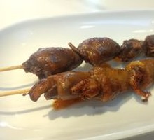 Grilled Chicken Hearts