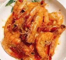 A Li Stir-Fried Shrimp