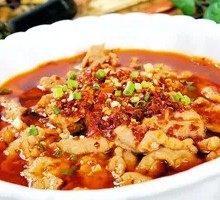 Fresh Sliced Boiled Pork in Spicy Sauce