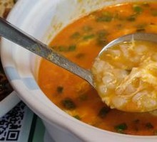 Tomato Seafood Noodle Soup