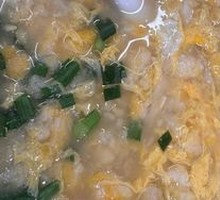 Clam Meat Dumpling Soup