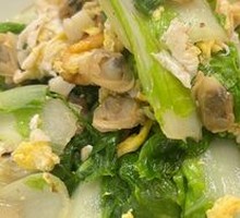 Bok Choy with Clam Meat