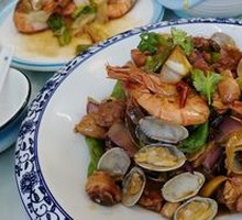 Three-Second Seafood Chicken