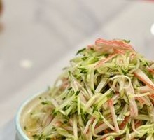 Crab Stick and Cucumber Salad