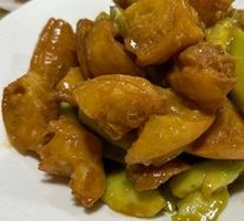 Cucumber with Fried Dough Sticks