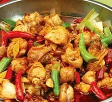 Stir-Fried Chicken with Green Chili