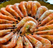 Boiled Shrimp in Salt Water