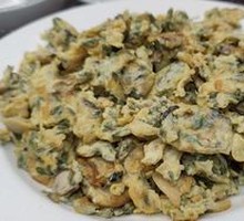 Safflower Egg and Clam Stir-fry