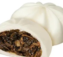 Preserved Vegetable and Pork Steamed Bun