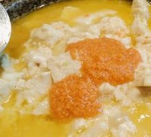 Sea Urchin Tofu in Stone Pot