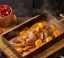 Steamed Turbot Head
