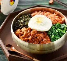 Spicy Kimchi Pork Rice Bowl