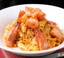Stir-Fried Giant Shrimp with Jiaozhou Cabbage