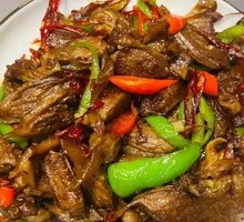 Spicy Stir-fried Heart Meat