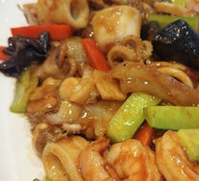Stir-fried Seafood Mix