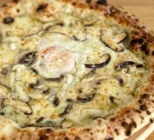 Truffle Soft-Boiled Egg Pizza
