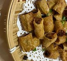 Fried Tofu Skin Wrapped Yellow Croaker