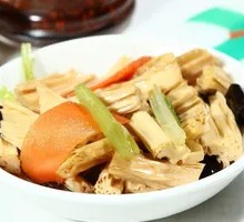 Celery and Tofu Skin Stir-Fry