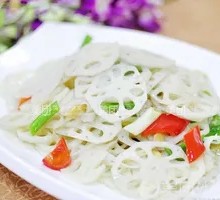 Sour Stir-fried Lotus Root Slices