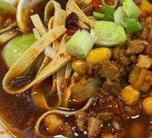Sour Spicy Rice Noodles with Pork Minced Meat