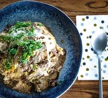 Egg and Beef Rice Bowl