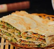 Chicken Strip Egg Vegetable Pancake