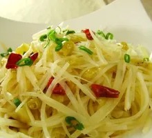 Spicy and Sour Potato Shreds