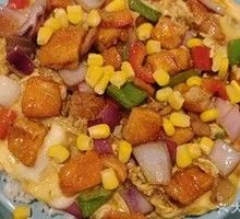 Orleans Chicken and Egg Rice