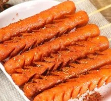 Street Food Blood Sausage